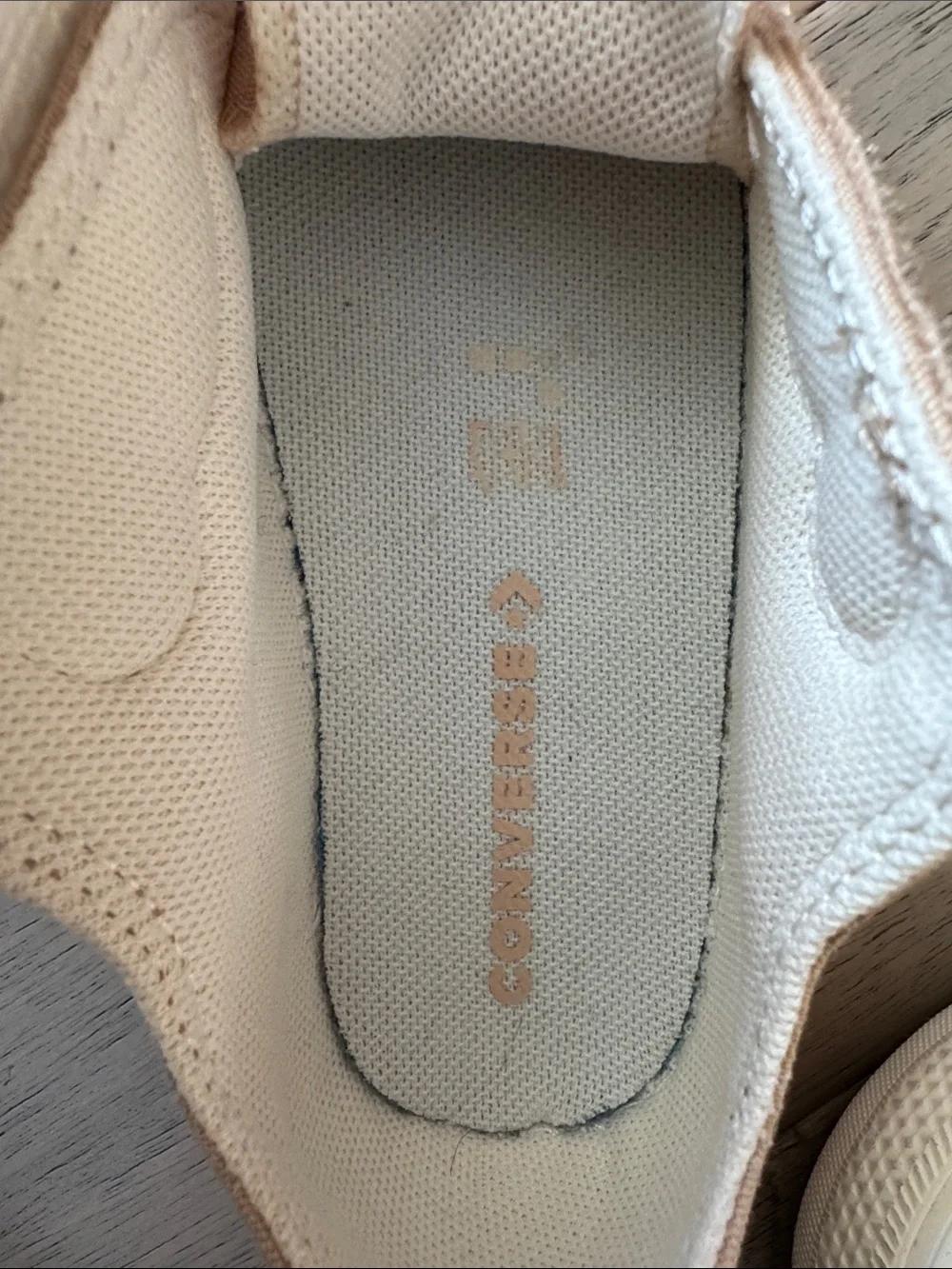 Converse Kids Pink Beige Bear Slip-On Sneakers